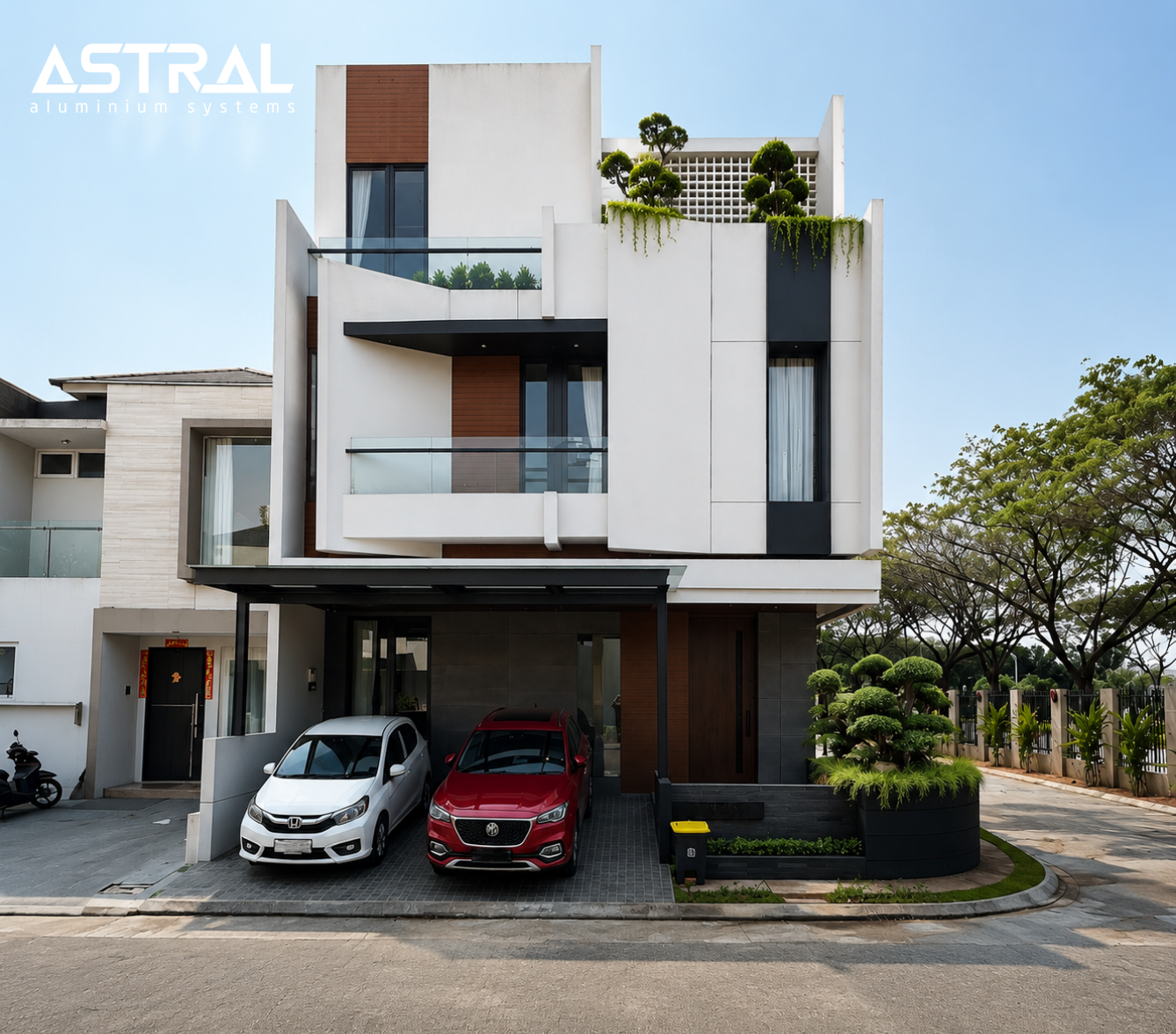 Tampak depan Mr. A House di Citra 8